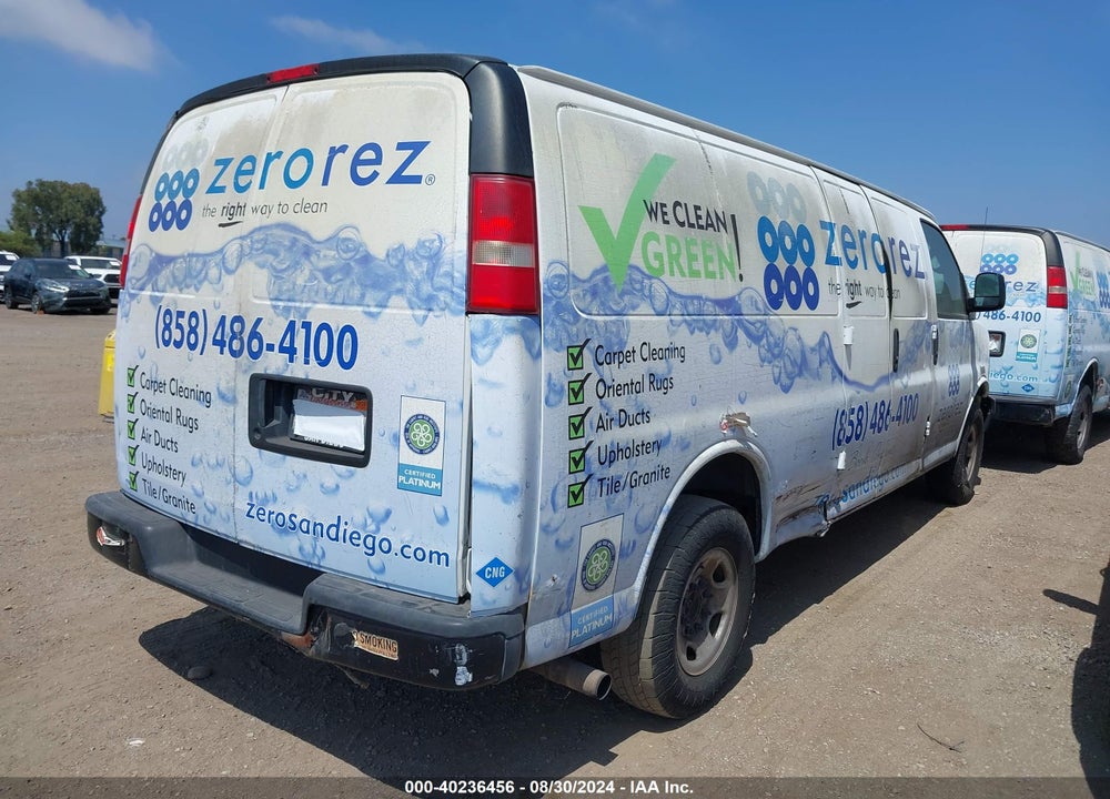 2013 CHEVROLET EXPRESS 3500 WORK VAN VIN: 1GCZGUBA9D1163066