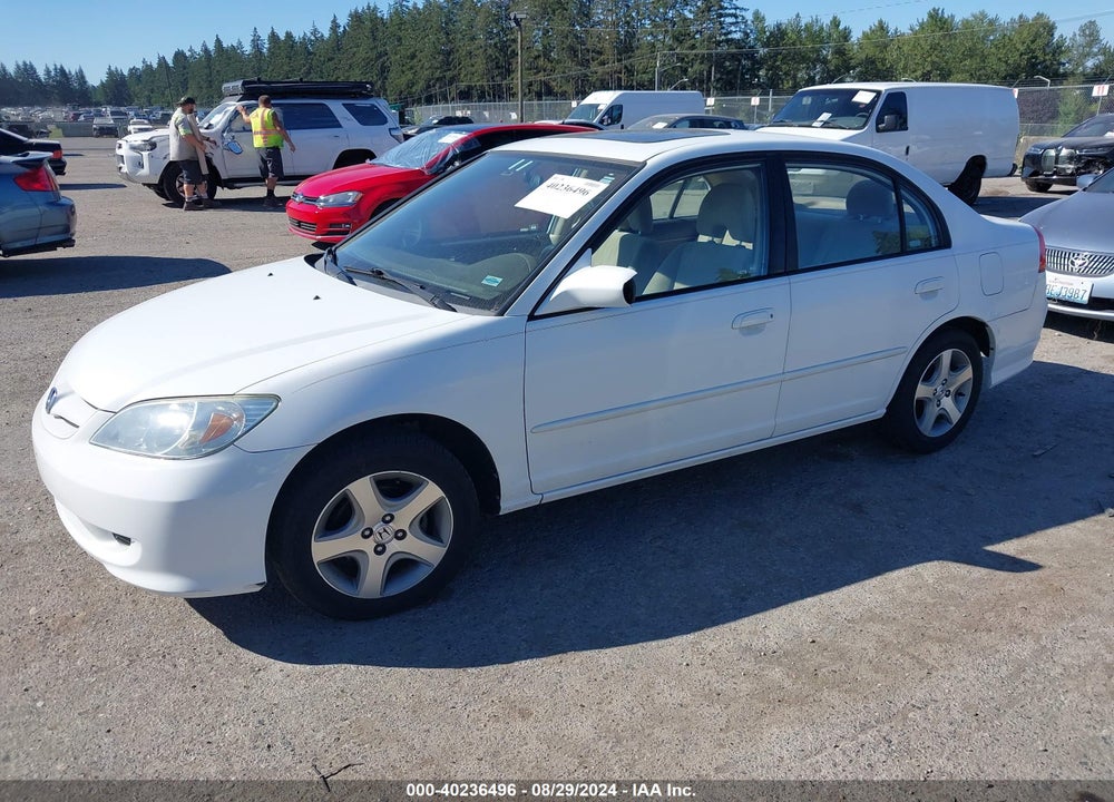 2005 HONDA CIVIC EX VIN: 2HGES26845H564067