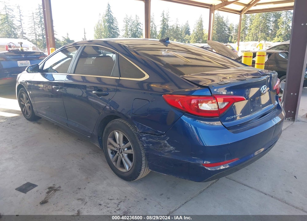 2015 HYUNDAI SONATA SE VIN: 5NPE24AF5FH231627