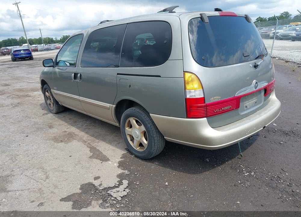 1999 MERCURY VILLAGER ESTATE/SPORT VIN: 4M2XV11T0XDJ41887