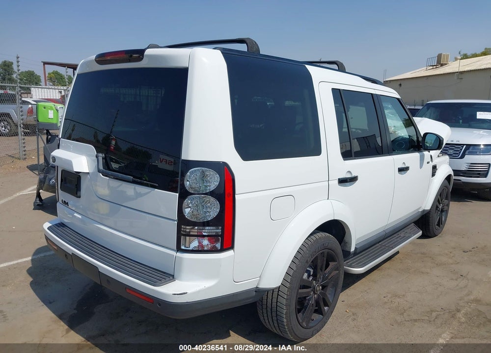 2016 LAND ROVER LR4 VIN: SALAG2V69GA837884