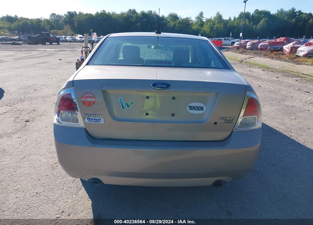 2007 FORD FUSION SE VIN: 3FAHP01167R185628
