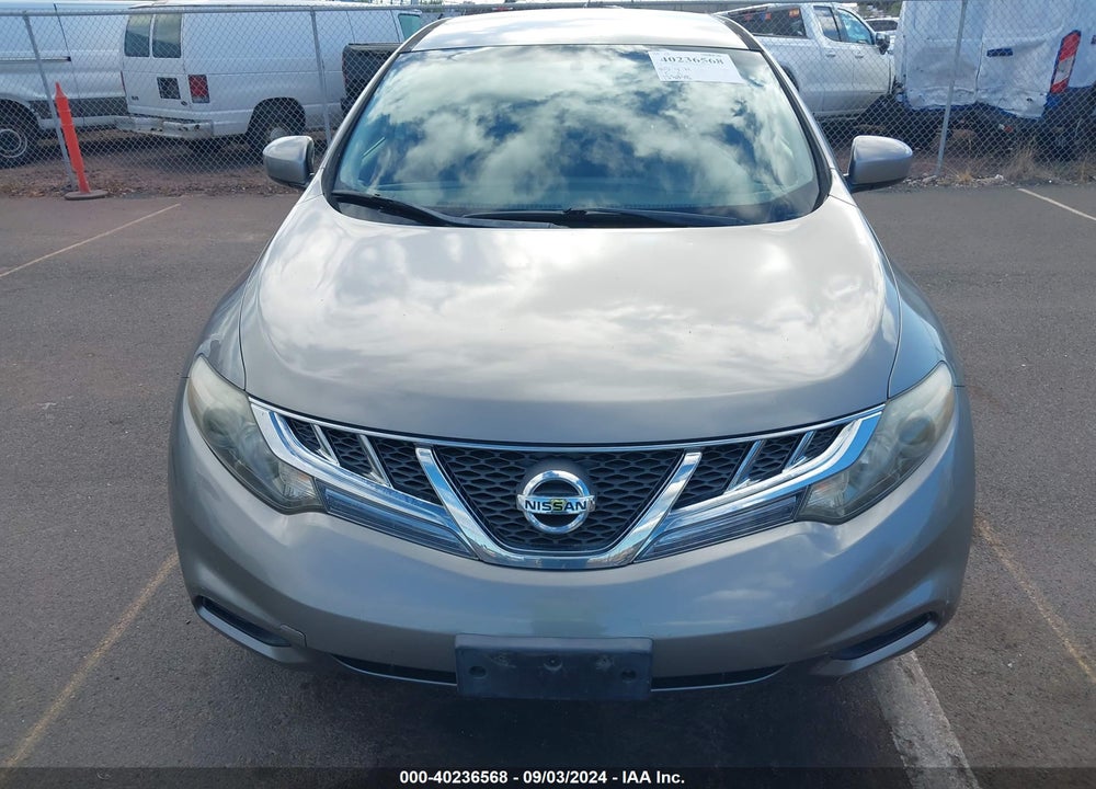 2011 NISSAN MURANO S VIN: JN8AZ1MU3BW057049