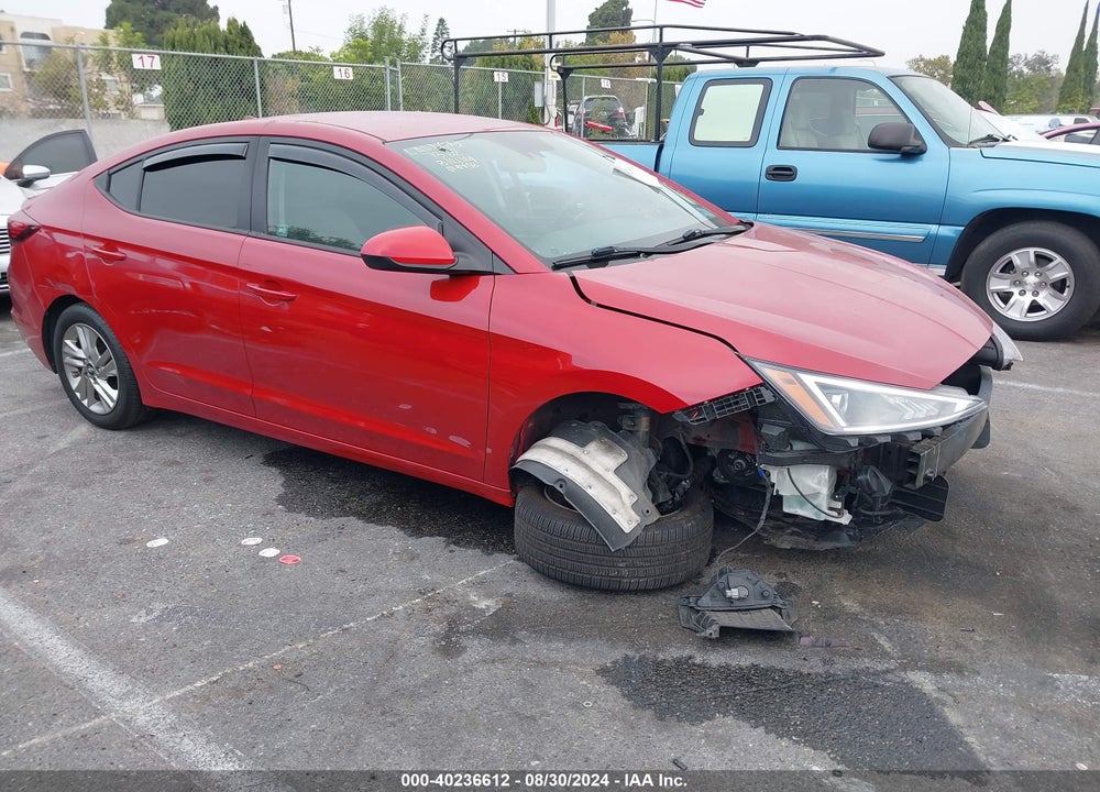 2020 HYUNDAI ELANTRA SEL VIN: KMHD84LF8LU106075