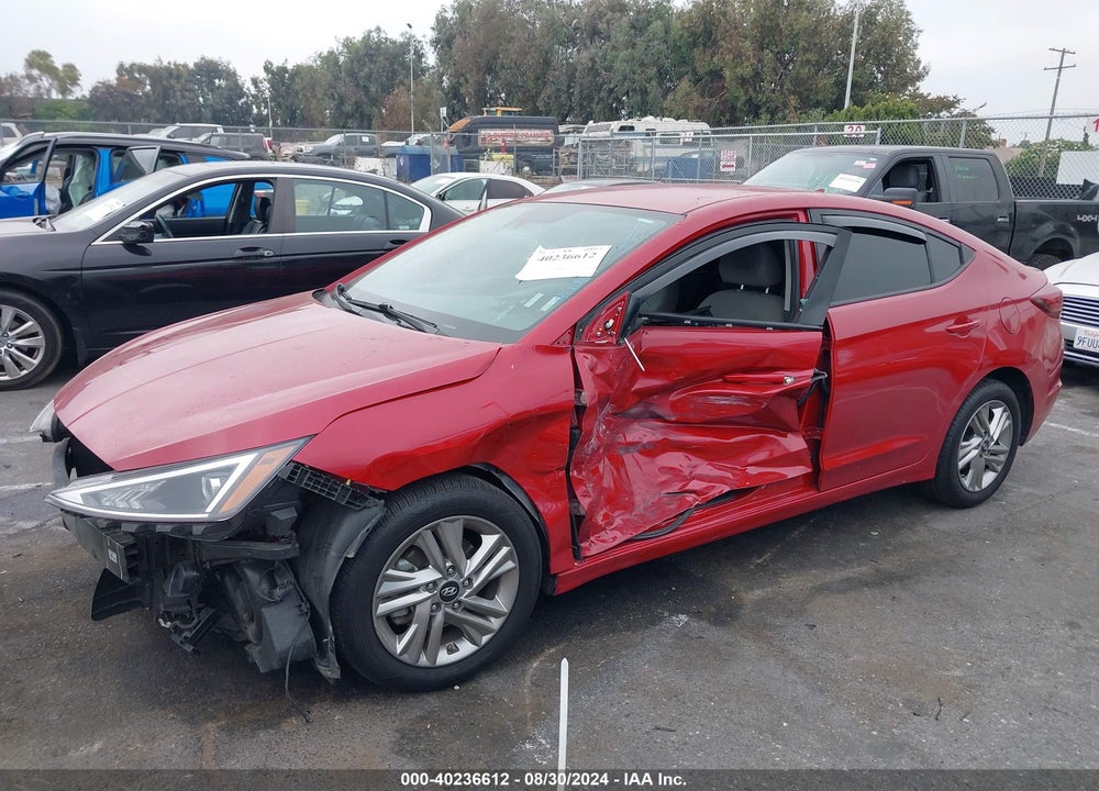 2020 HYUNDAI ELANTRA SEL VIN: KMHD84LF8LU106075