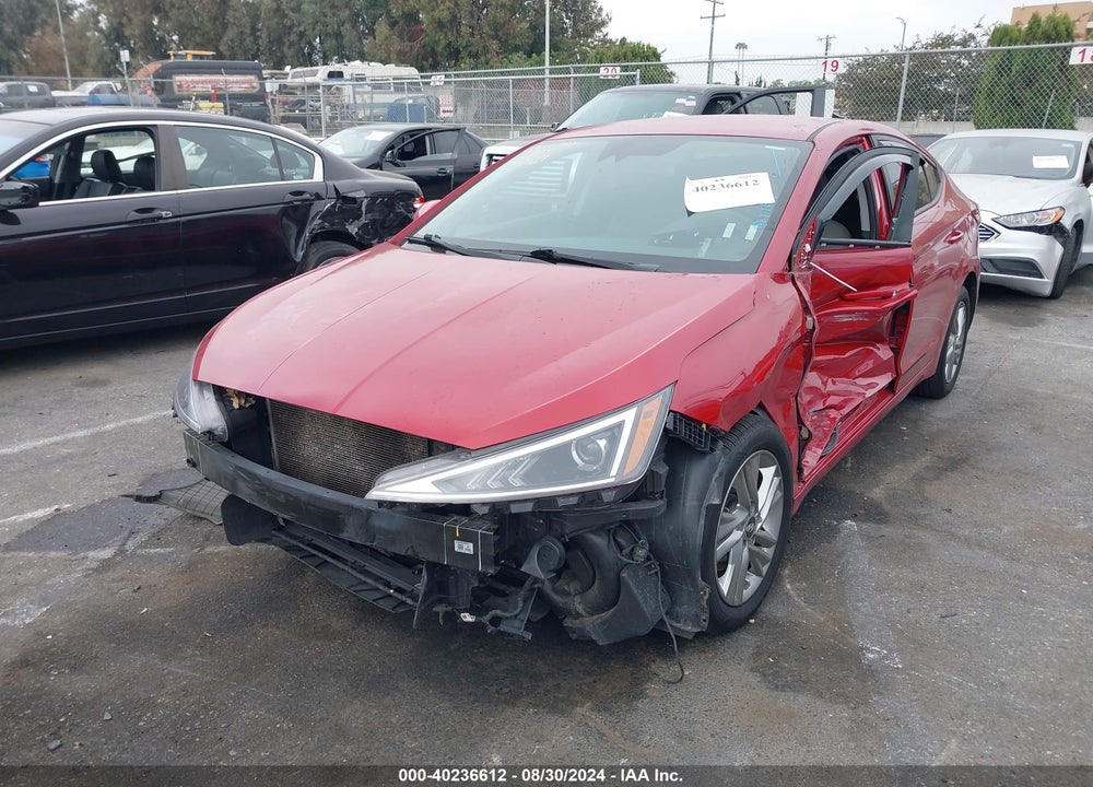 2020 HYUNDAI ELANTRA SEL VIN: KMHD84LF8LU106075