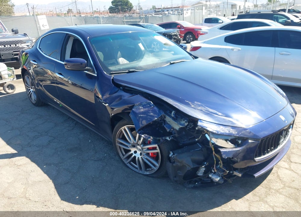 2016 MASERATI GHIBLI S Q4 VIN: ZAM57RTA8G1165305