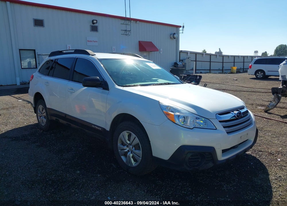 2013 SUBARU OUTBACK 2.5I VIN: 4S4BRBAC1D3311780