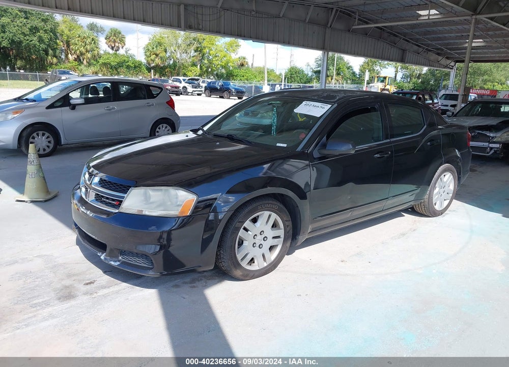 2012 DODGE AVENGER SE VIN: 1C3CDZAB1CN231216