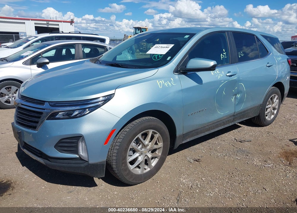 2022 CHEVROLET EQUINOX AWD LT VIN: 2GNAXUEV1N6143119