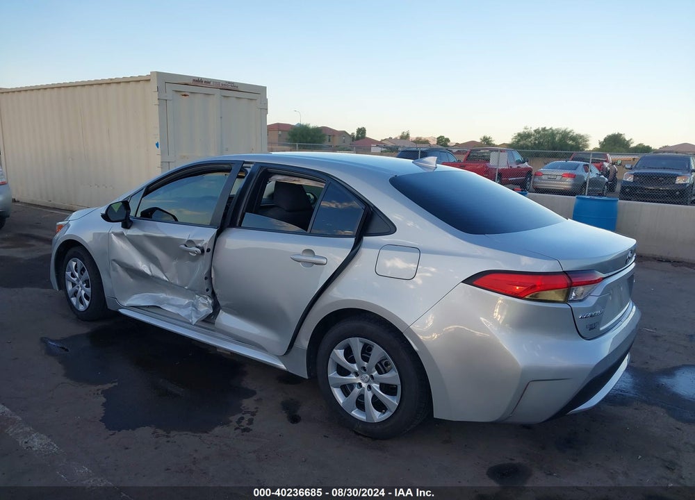 2022 TOYOTA COROLLA LE VIN: 5YFEPMAE6NP368330