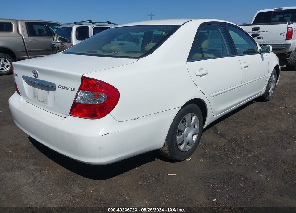 2003 TOYOTA CAMRY LE VIN: 4T1BE32K13U155904