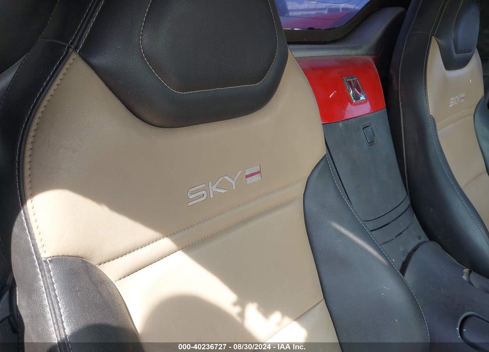 2007 SATURN SKY RED LINE VIN: 1G8MG35X97Y134337