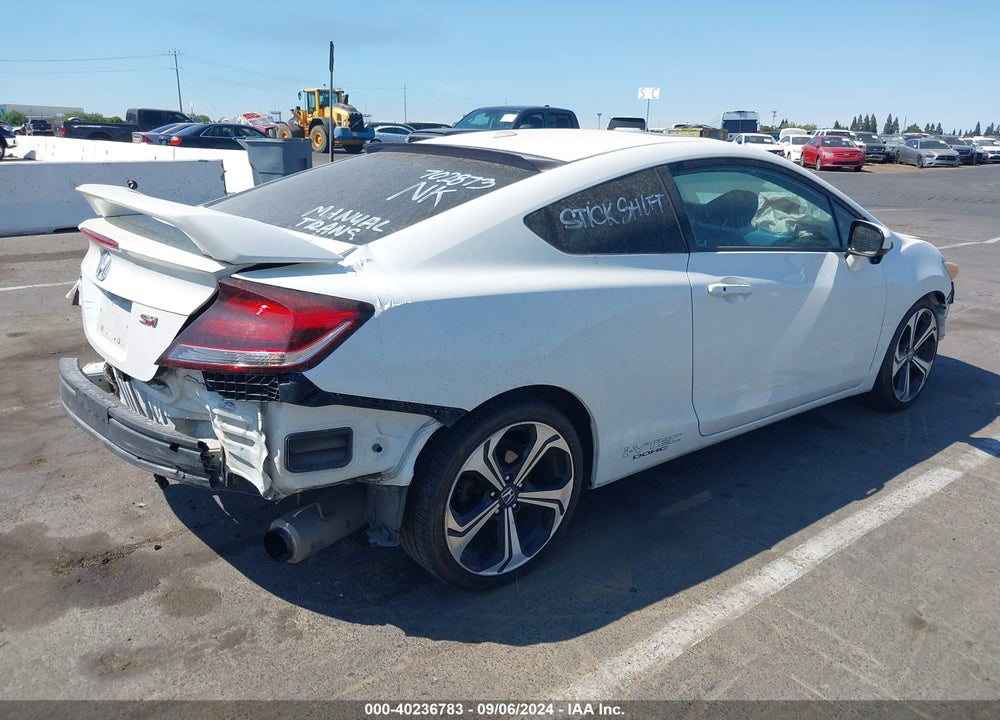 2015 HONDA CIVIC SI VIN: 2HGFG4A5XFH702873