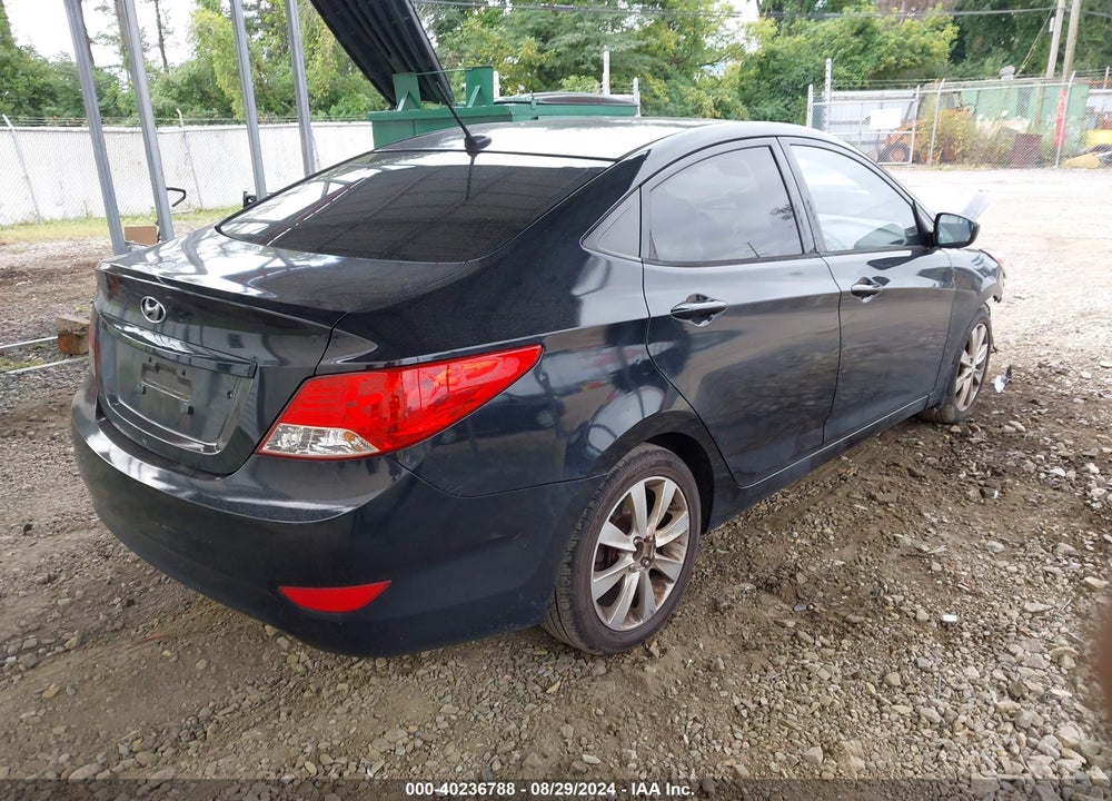 2013 HYUNDAI ACCENT GLS VIN: KMHCU4AE2DU437589