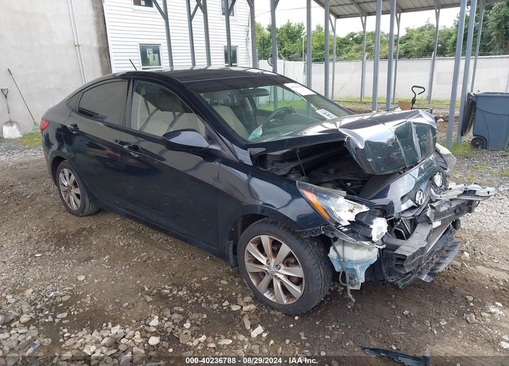 2013 HYUNDAI ACCENT GLS VIN: KMHCU4AE2DU437589
