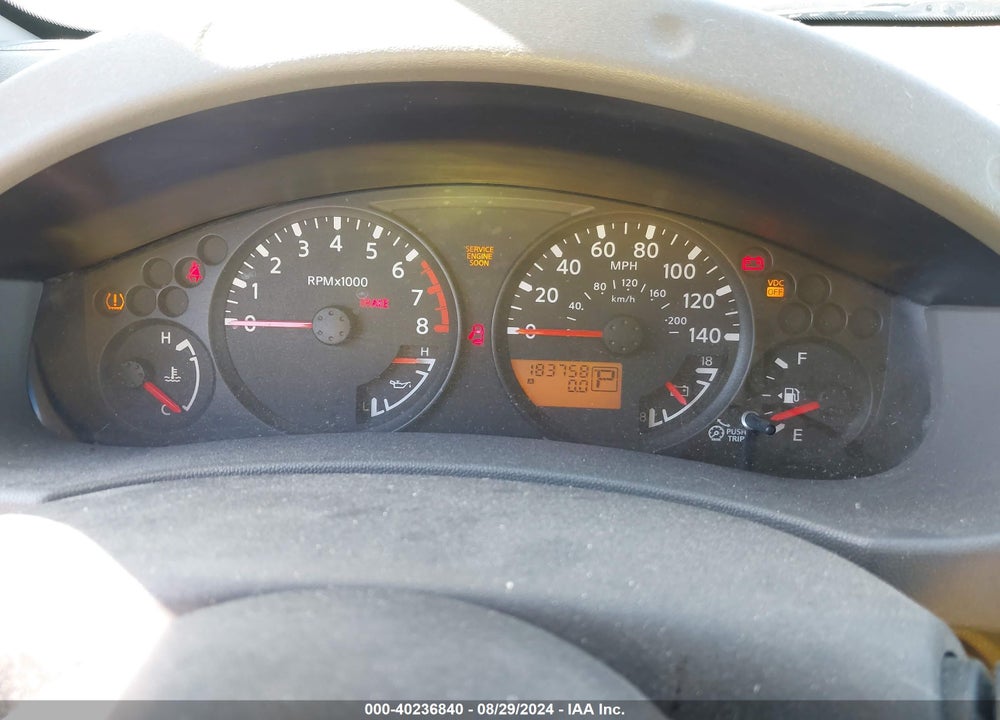 2006 NISSAN XTERRA S VIN: 5N1AN08U56C519108
