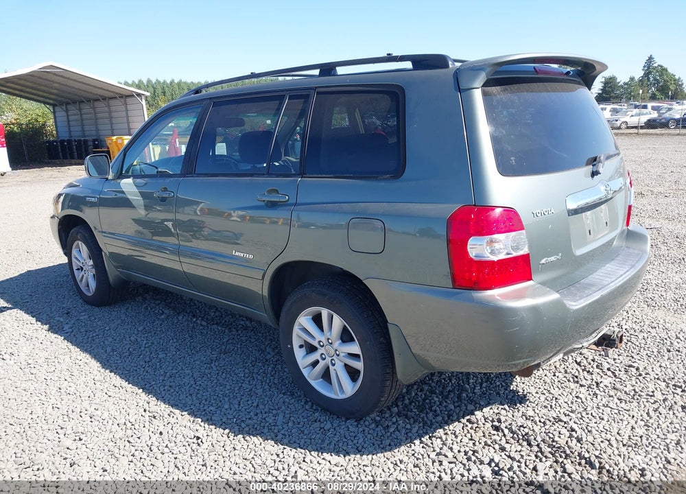 2007 TOYOTA HIGHLANDER HYBRID LIMITED V6 VIN: JTEEW21A470046430