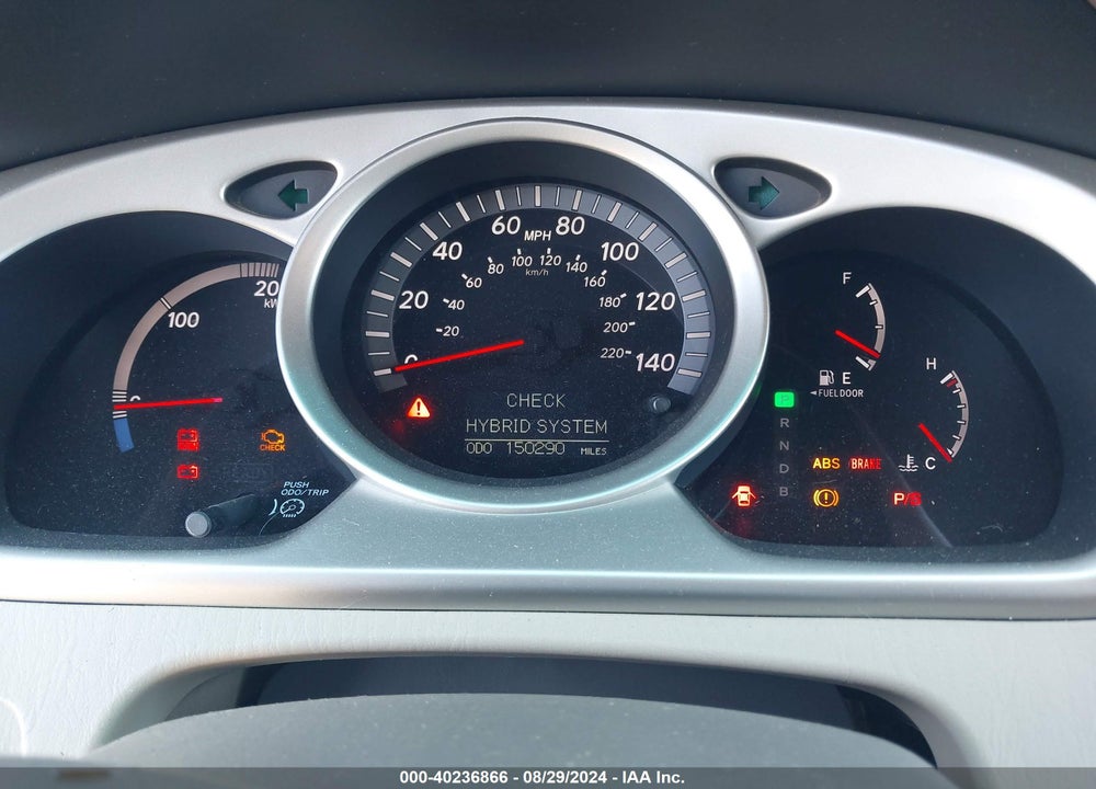 2007 TOYOTA HIGHLANDER HYBRID LIMITED V6 VIN: JTEEW21A470046430