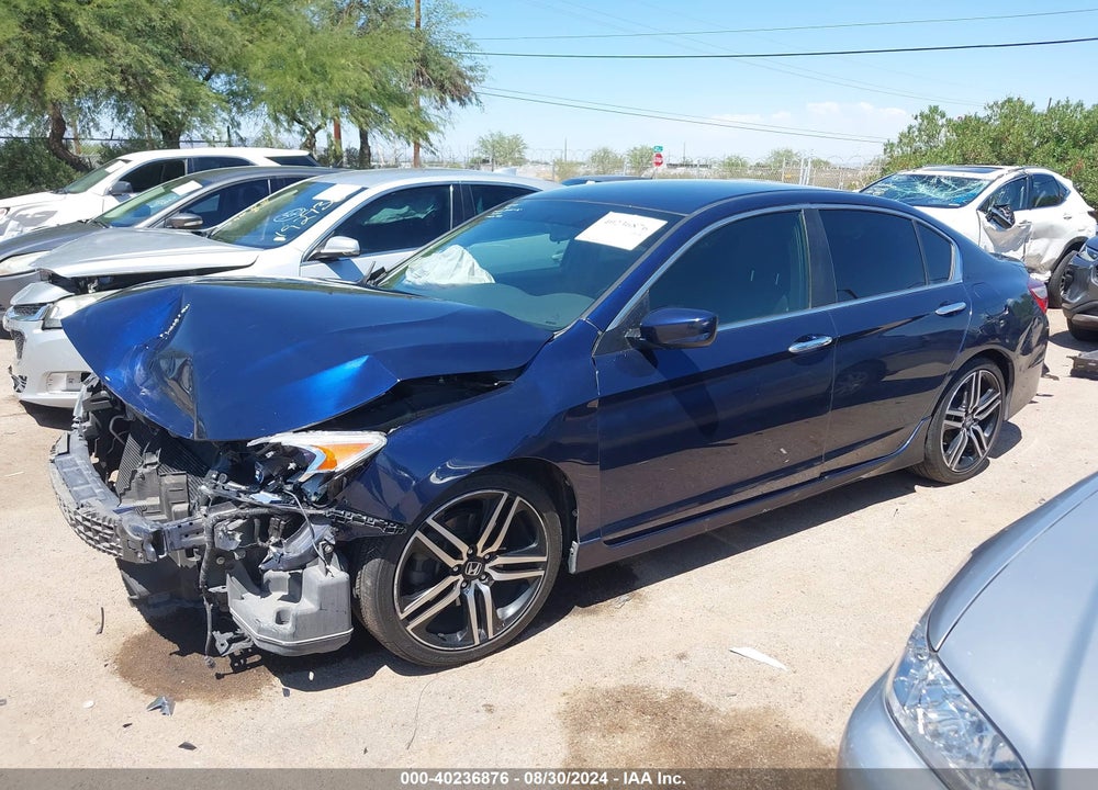 2017 HONDA ACCORD SPORT VIN: 1HGCR2F57HA137333