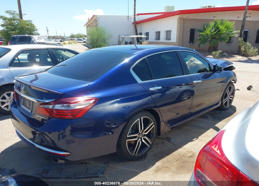 2017 HONDA ACCORD SPORT VIN: 1HGCR2F57HA137333