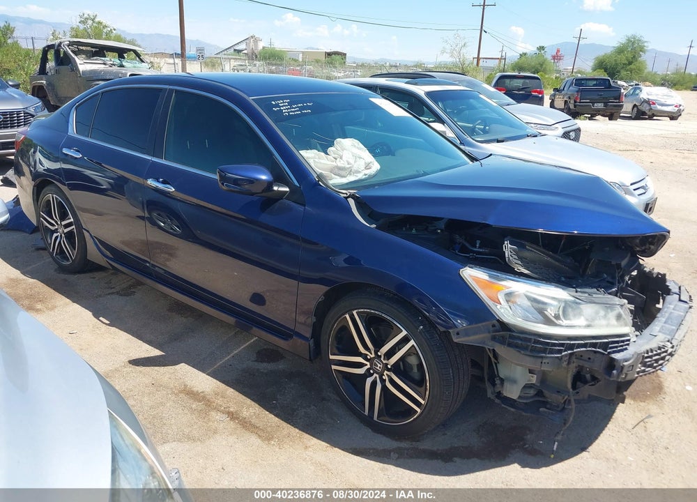 2017 HONDA ACCORD SPORT VIN: 1HGCR2F57HA137333