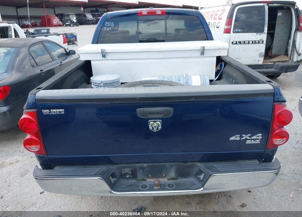 2007 DODGE RAM 1500 SLT VIN: 1D7HA18217J567503