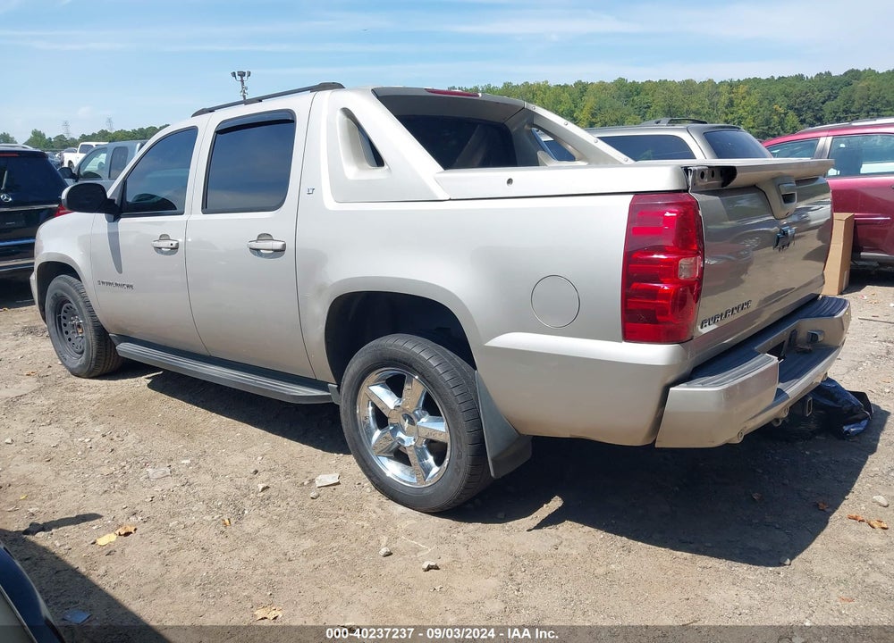 2007 CHEVROLET AVALANCHE 1500 LT VIN: 3GNEC12J27G129816