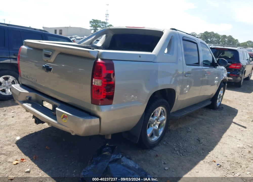 2007 CHEVROLET AVALANCHE 1500 LT VIN: 3GNEC12J27G129816