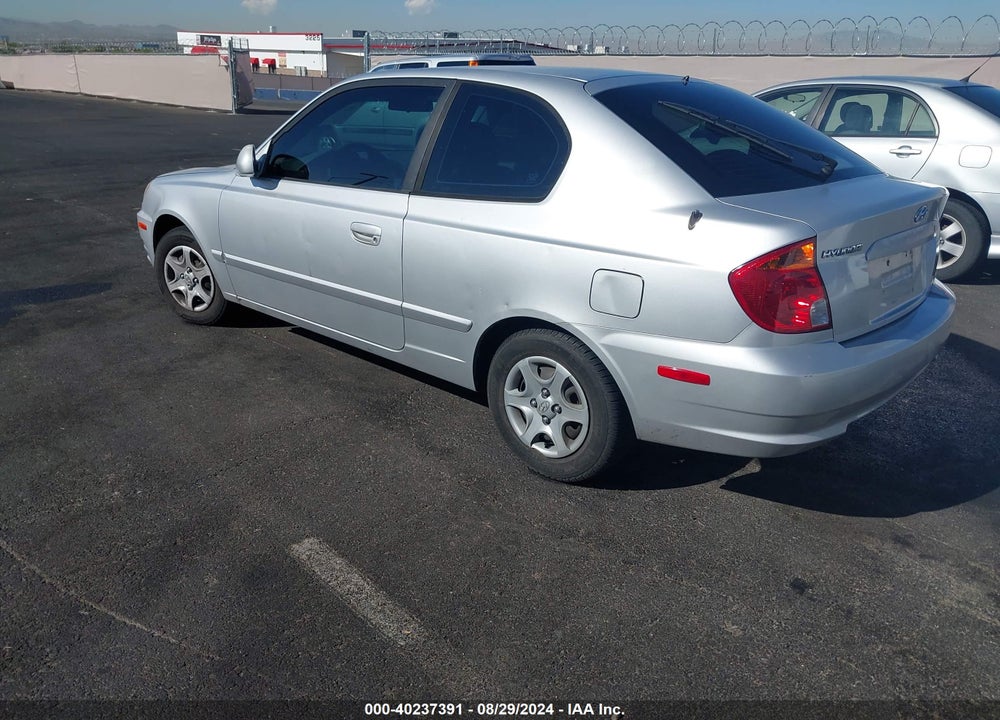 2003 HYUNDAI ACCENT GL VIN: KMHCG35C23U275262