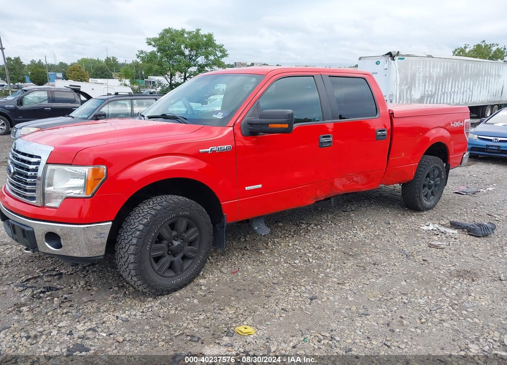 2012 FORD F-150 XLT VIN: 1FTFW1ET2CFC73010