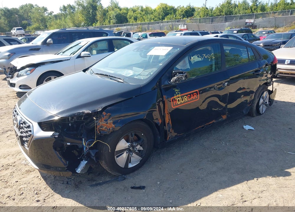 2021 HYUNDAI IONIQ HYBRID BLUE VIN: KMHC65LC4MU261575