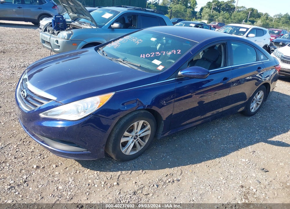 2014 HYUNDAI SONATA GLS VIN: 5NPEB4AC8EH838528