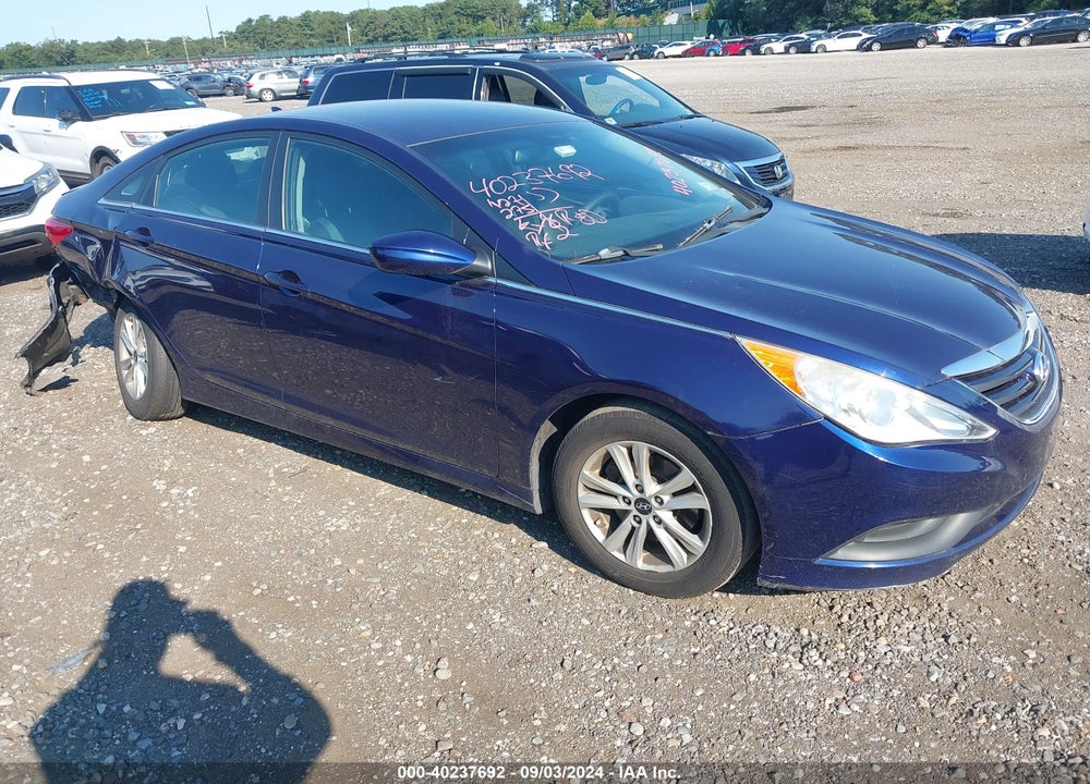 2014 HYUNDAI SONATA GLS VIN: 5NPEB4AC8EH838528