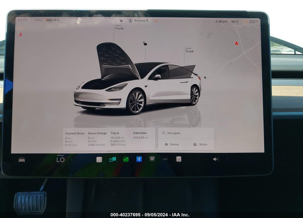 2022 TESLA MODEL 3 LONG RANGE DUAL MOTOR ALL-WHEEL DRIVE VIN: 5YJ3E1EB0NF186548