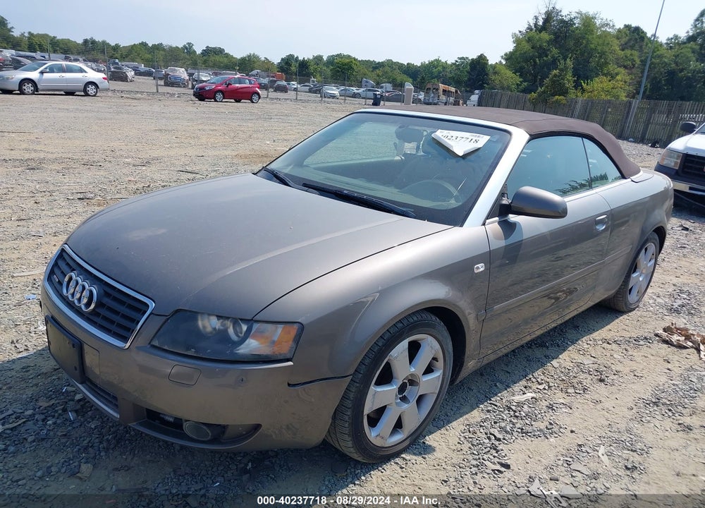 2005 AUDI A4 3.0 VIN: WAUDT48H75K013167
