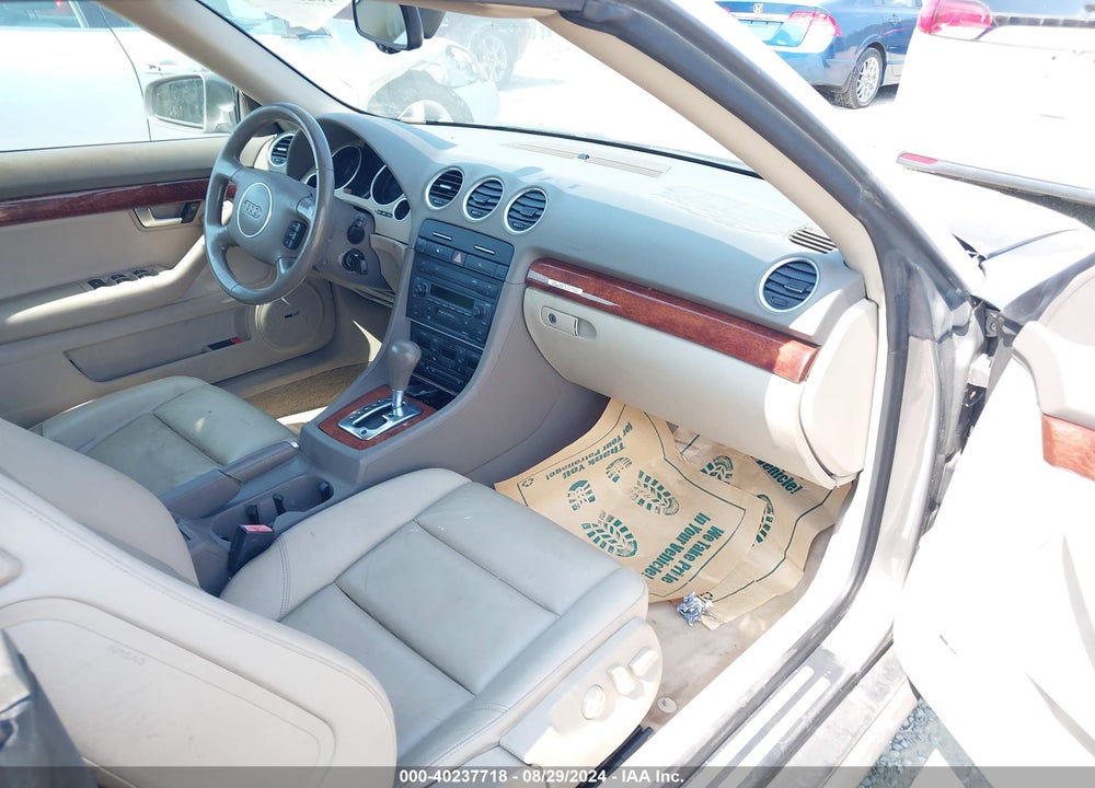 2005 AUDI A4 3.0 VIN: WAUDT48H75K013167