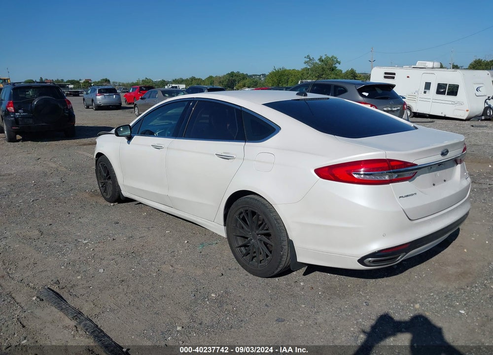 2017 FORD FUSION SE VIN: 3FA6P0T92HR118598
