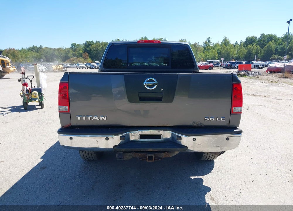 2008 NISSAN TITAN LE VIN: 1N6AA07C68N317343