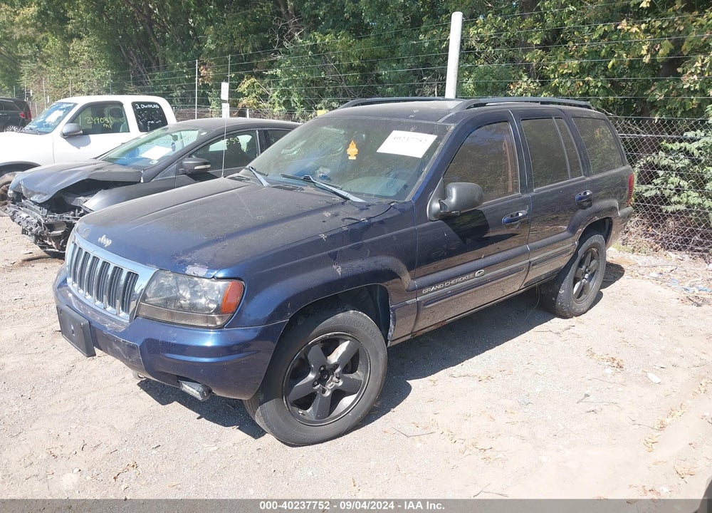 2004 CHEROKEE JEEP GRAND  OVERLAND VIN: 1J8GW68JX4C232213
