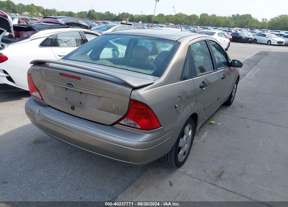 2003 FORD FOCUS ZTS VIN: 1FAFP38313W319498