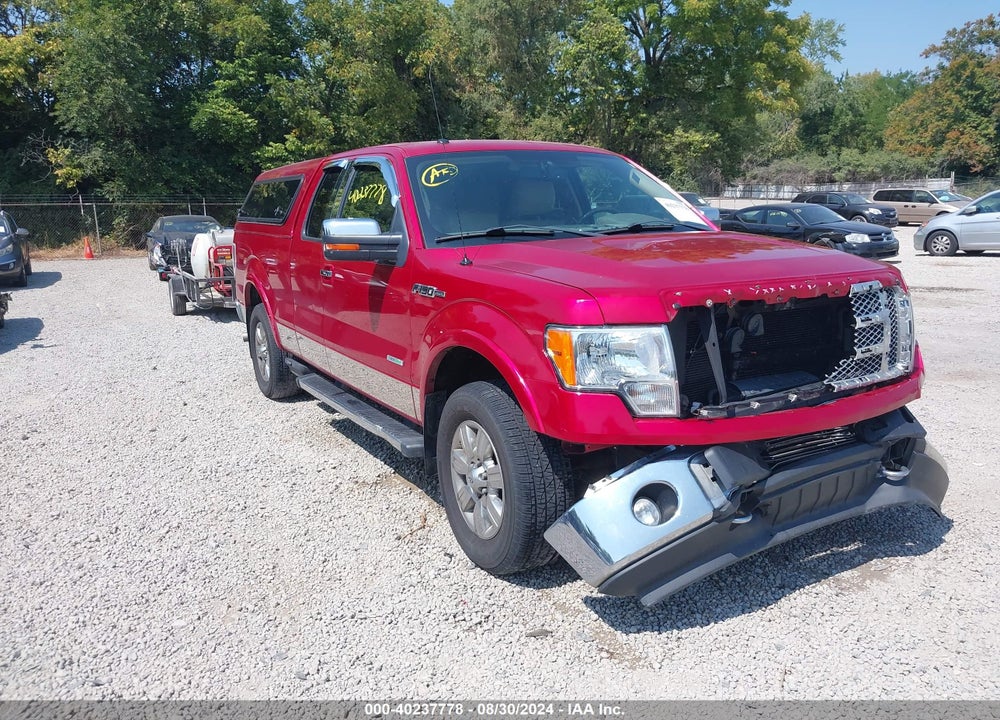 2012 FORD F-150 LARIAT VIN: 1FTFX1ET7CFA64360
