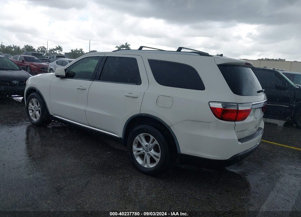 2012 DODGE DURANGO CREW VIN: 1C4RDHDG9CC144280
