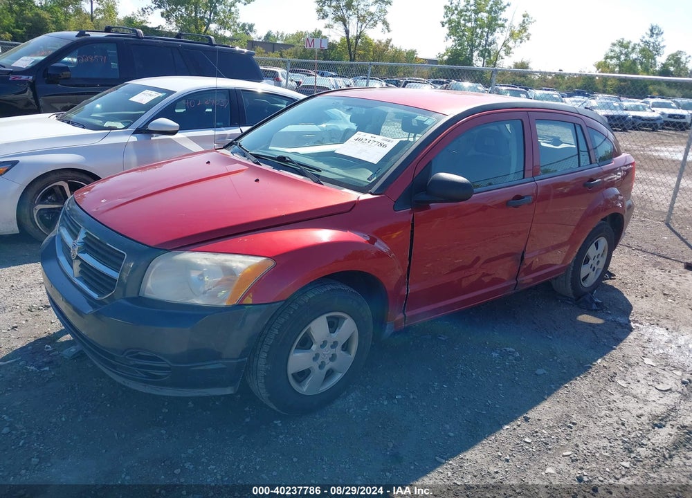 2007 DODGE CALIBER VIN: 1B3HB28B07D124966