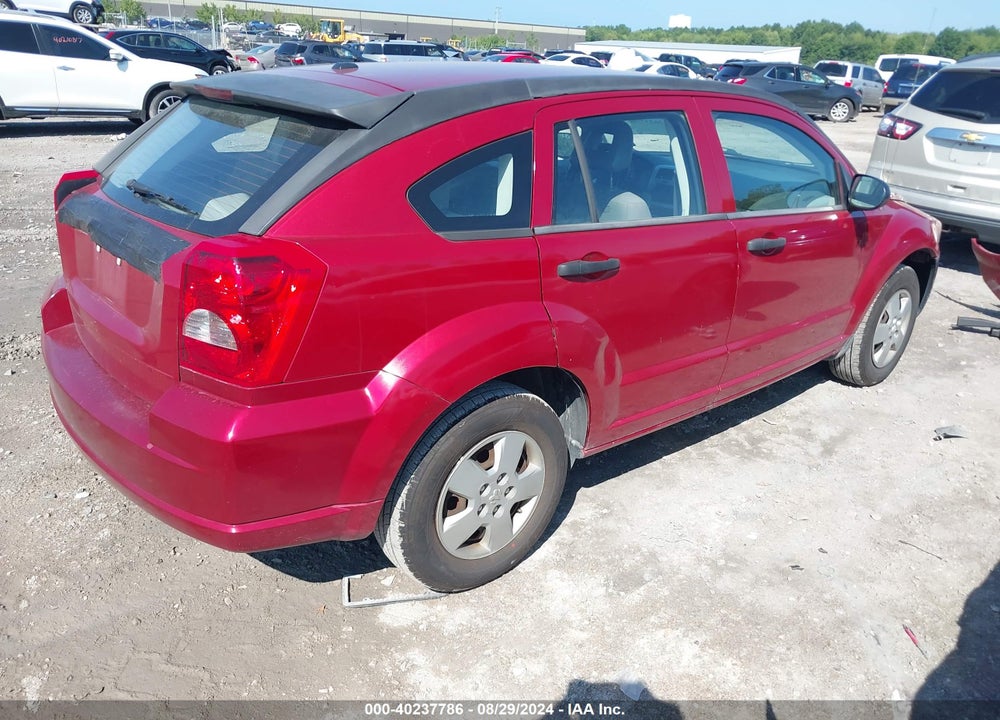 2007 DODGE CALIBER VIN: 1B3HB28B07D124966