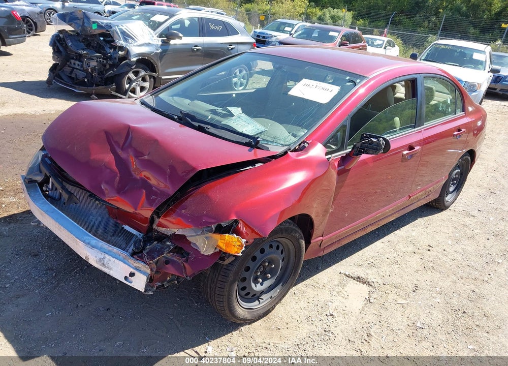 2006 HONDA CIVIC LX VIN: 1HGFA16586L113588