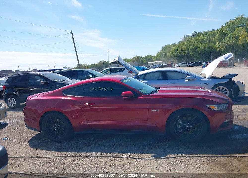 2016 FORD MUSTANG GT PREMIUM VIN: 1FA6P8CF1G5229360