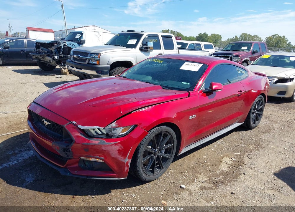 2016 FORD MUSTANG GT PREMIUM VIN: 1FA6P8CF1G5229360