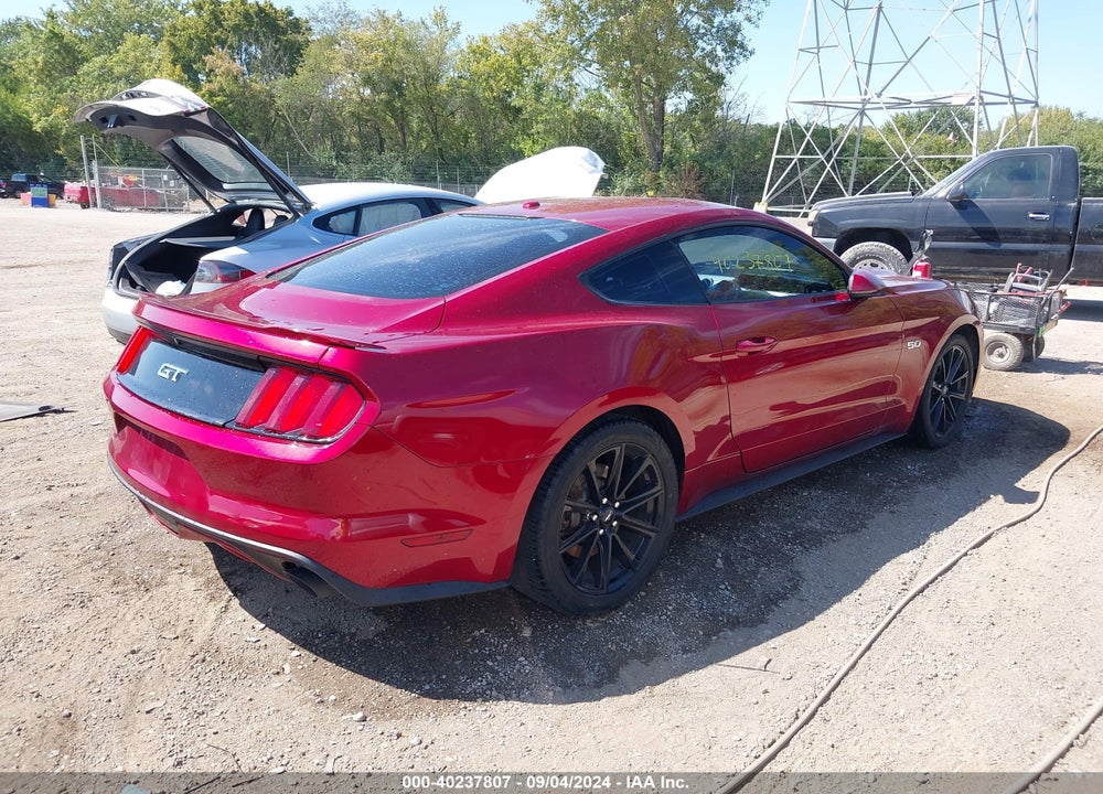 2016 FORD MUSTANG GT PREMIUM VIN: 1FA6P8CF1G5229360