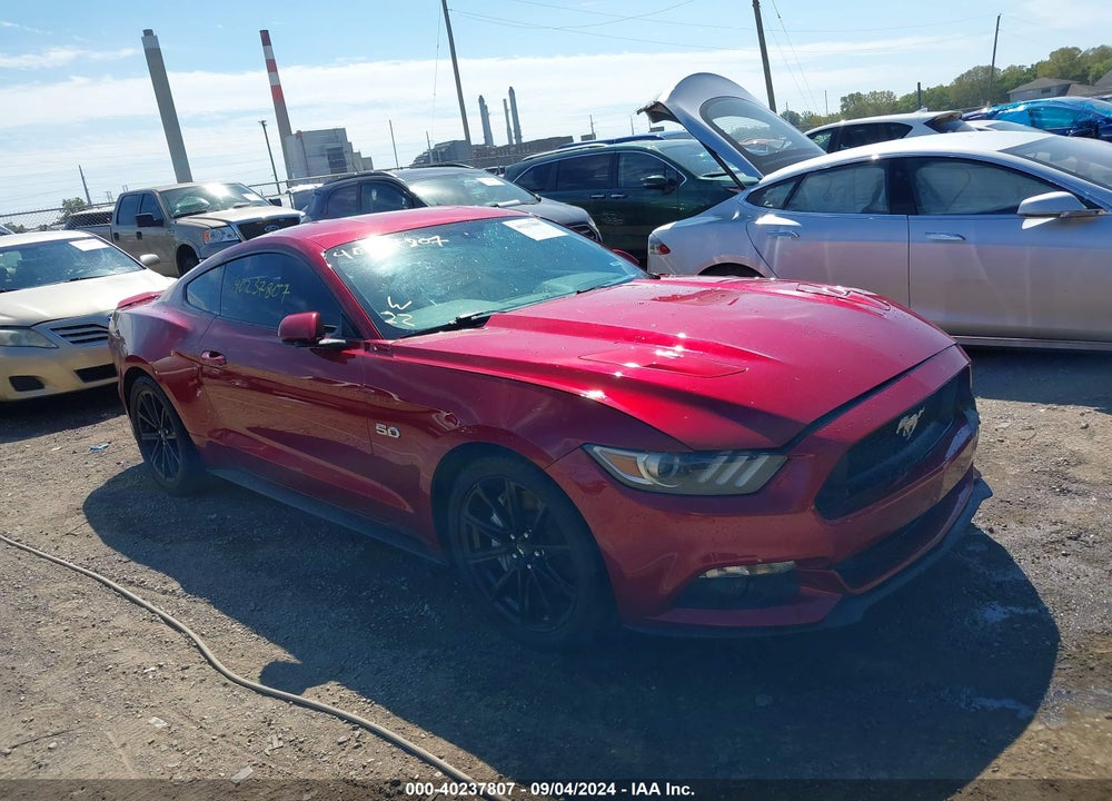 2016 FORD MUSTANG GT PREMIUM VIN: 1FA6P8CF1G5229360